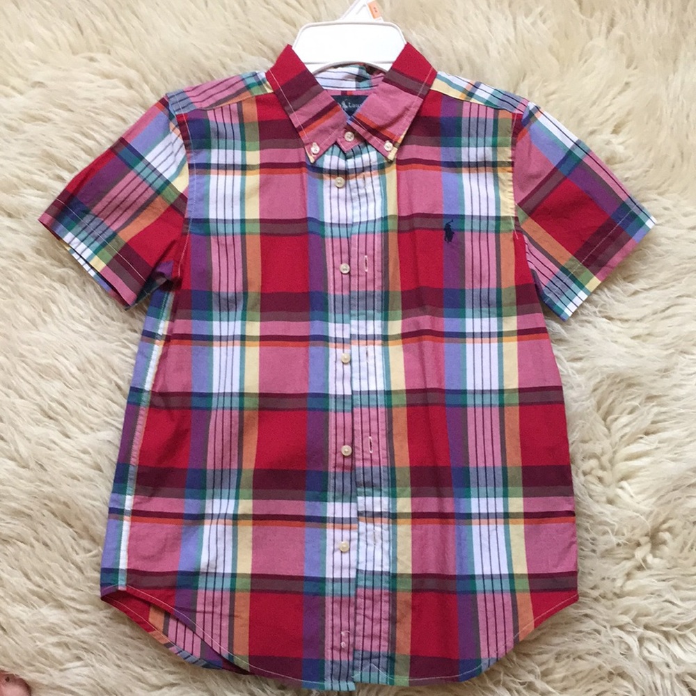 Madras Ralph Lauren boys dress shirt
